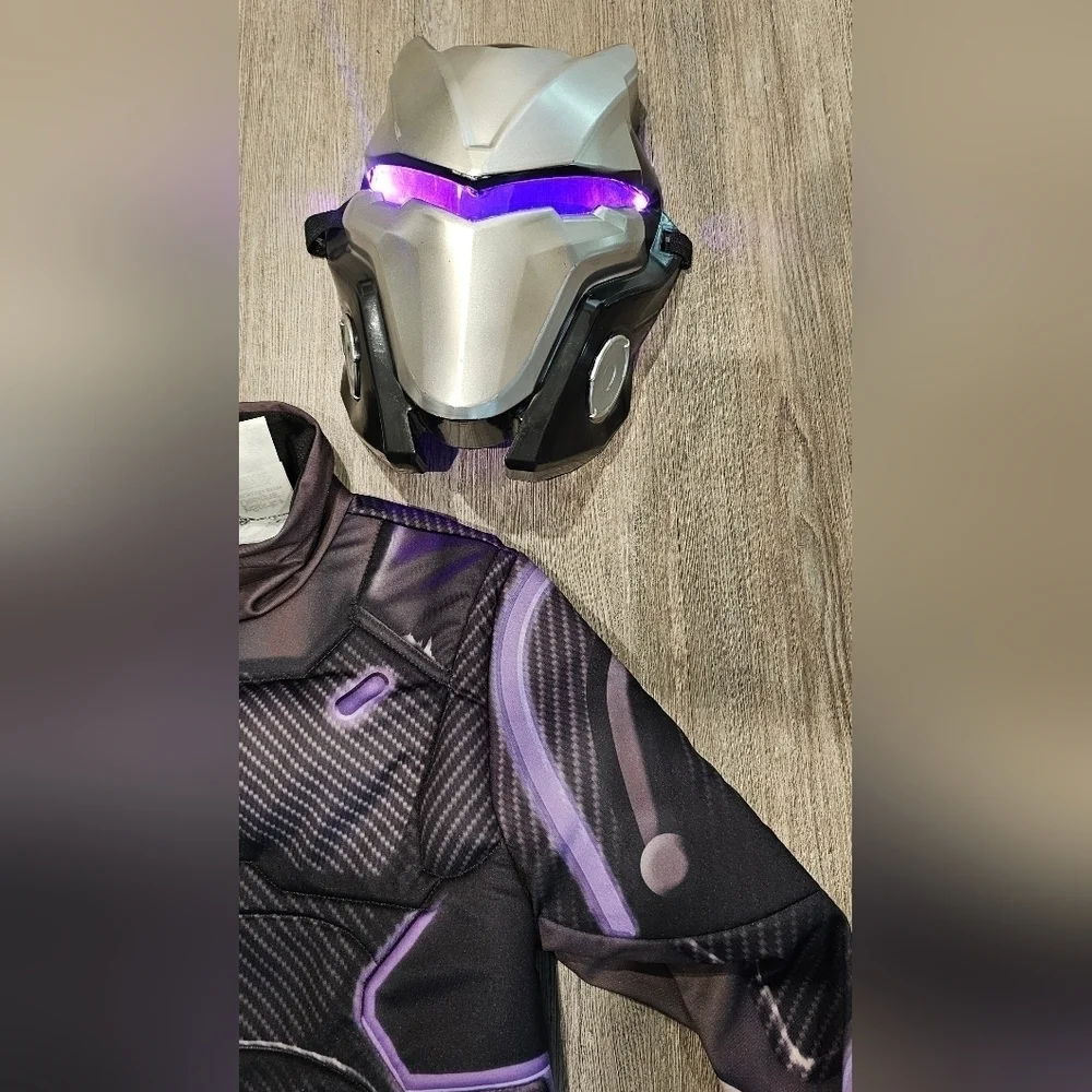 InSpirit Designs Fortnite Omega Purple Child Costume Boy's Size 10/12